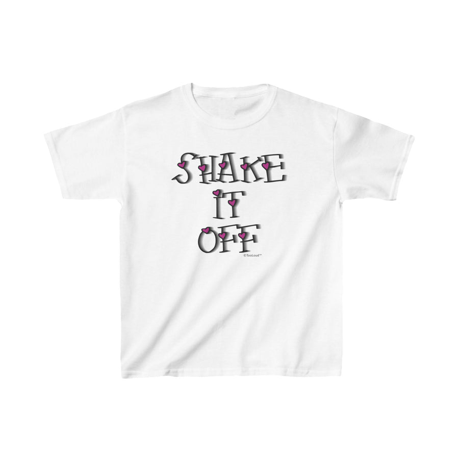 TOOLOUD Shake It Off Text Cute with Hearts Children's T-Shirt