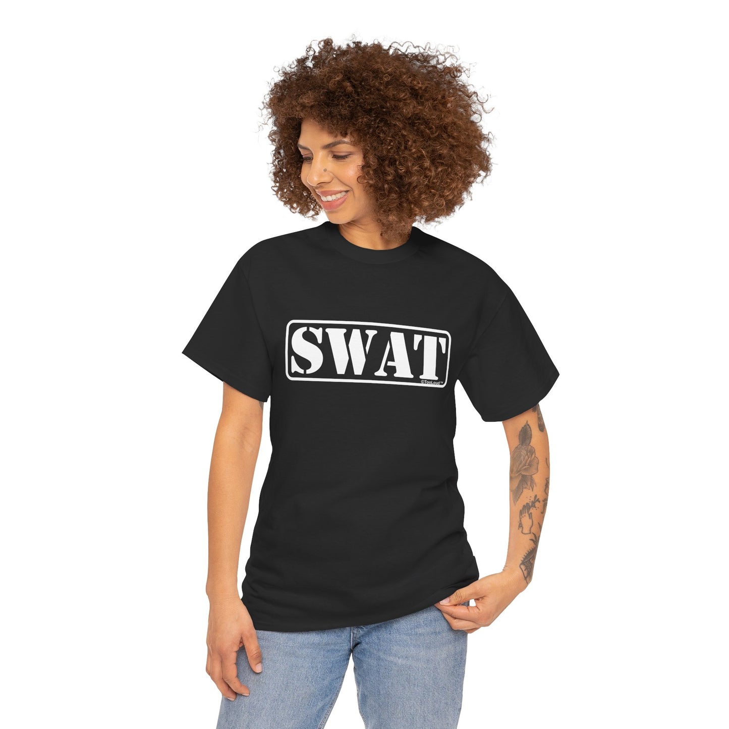 SWAT Team Logo – Text #2 Women’s Dark T-Shirt by TOOLOUD™
