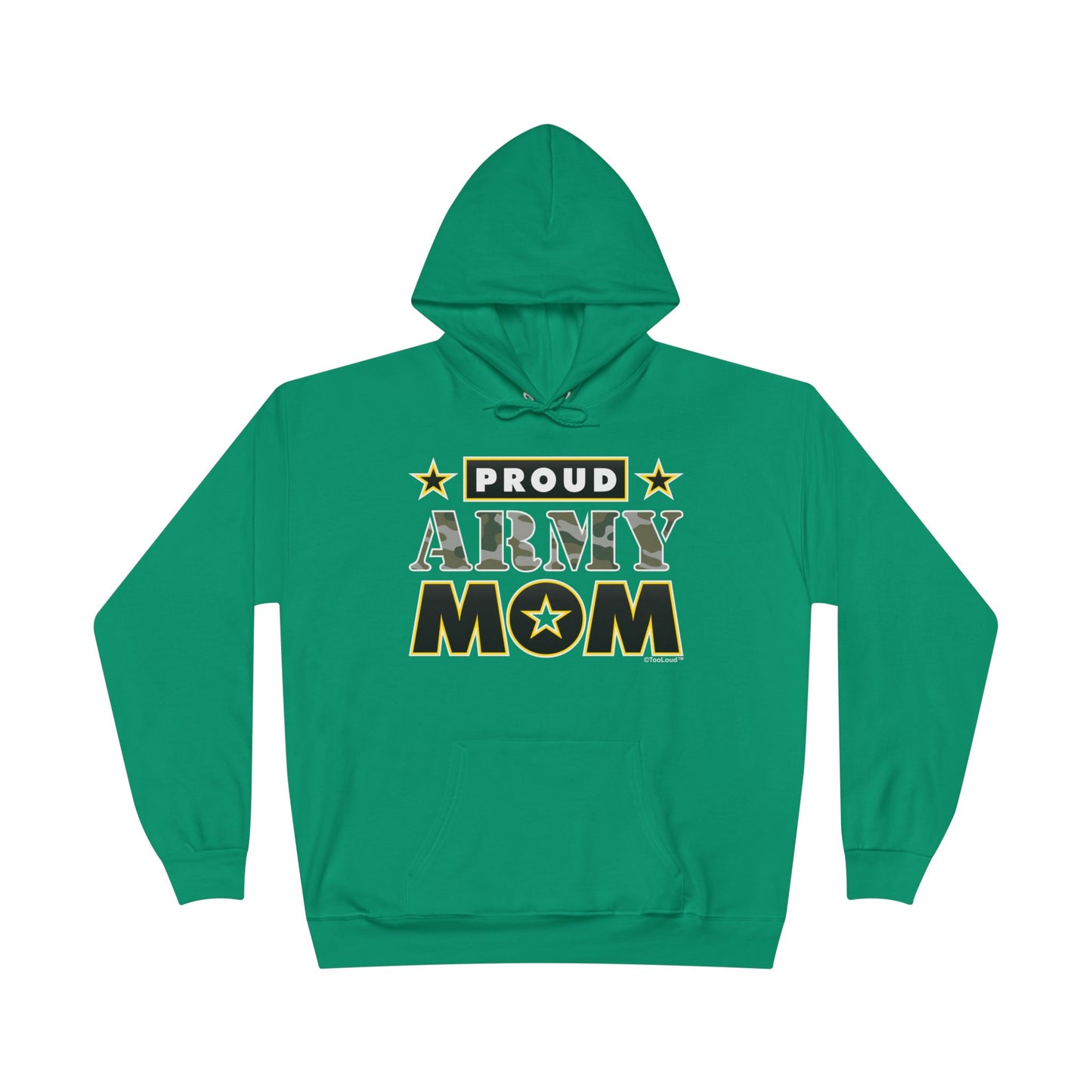 Proud Army Mom Dark Sweatshirt Hoodie by TOOLOUD™