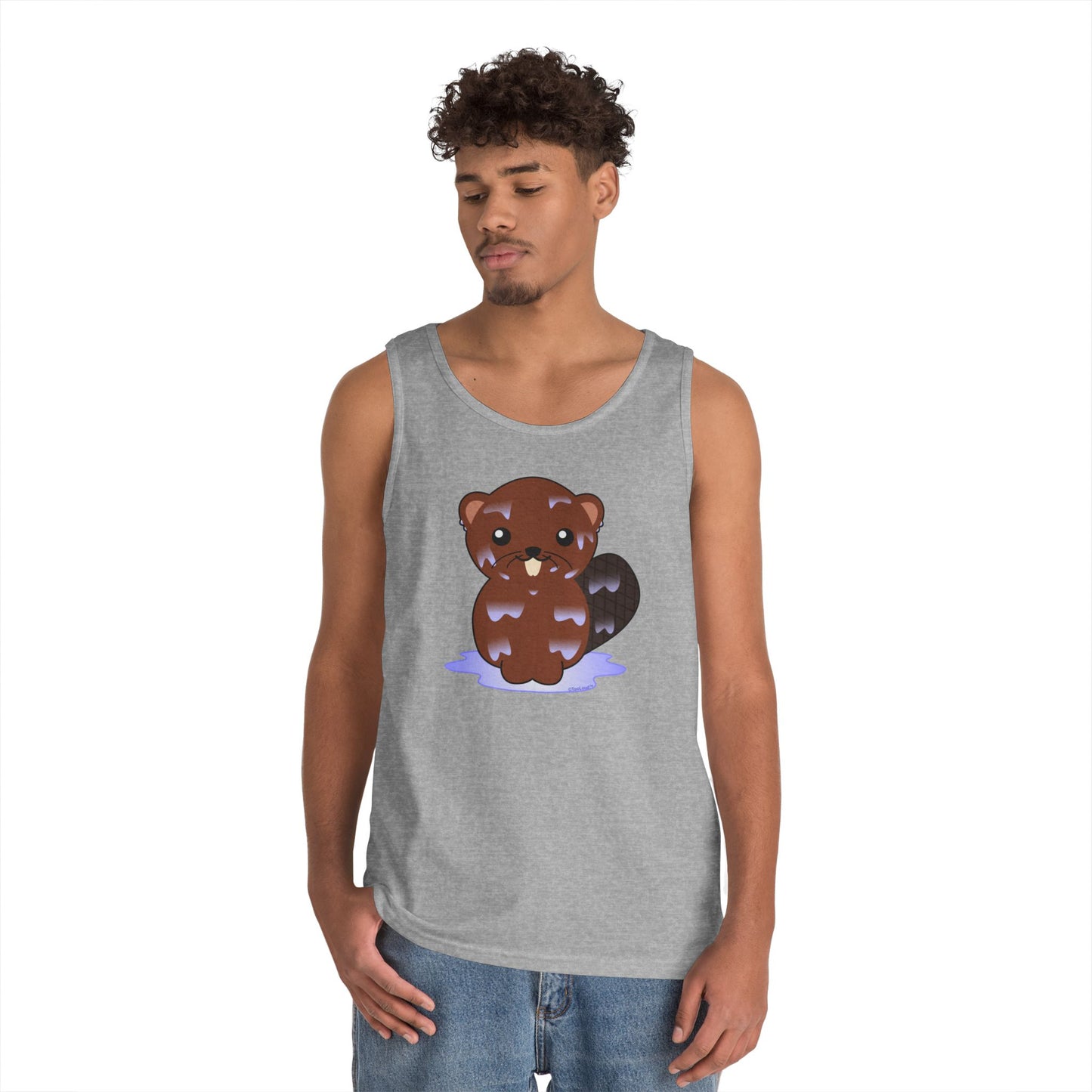 Cute Wet Beaver Loose Tank Top by TOOLOUD