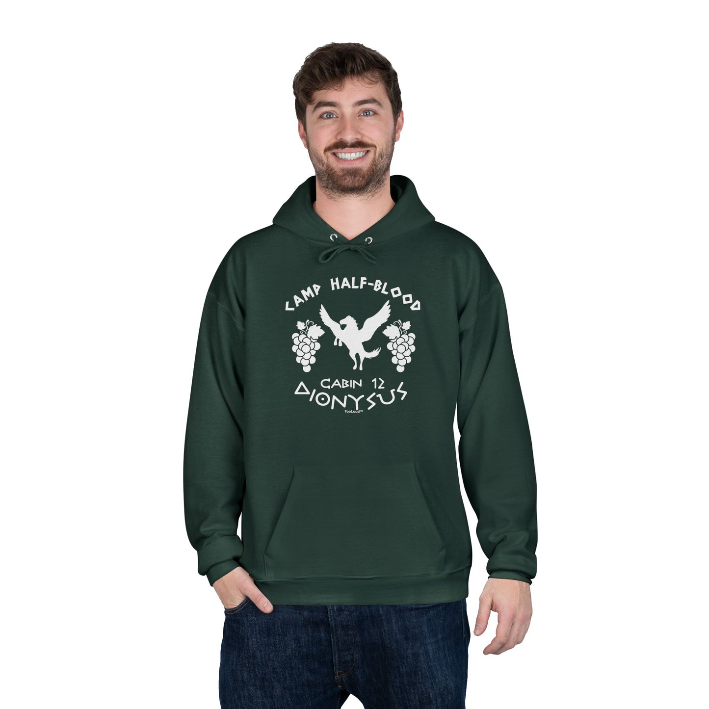 Camp Half Blood Cabin 12 Dionysus Dark Hoodie Sweatshirt by TOOLOUD
