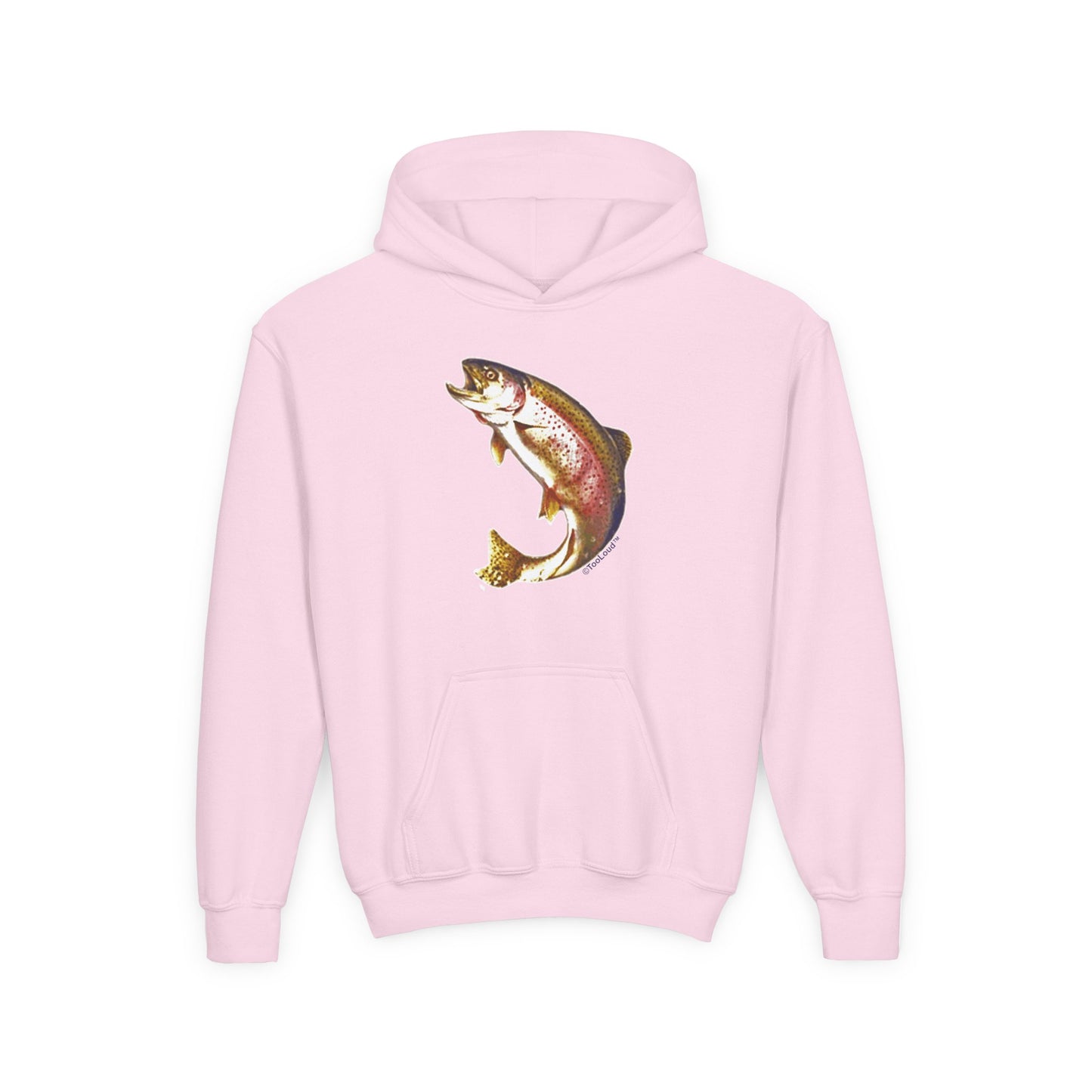 Rainbow Trout Youth Children’s Hoodie Sweatshirt by TOOLOUD