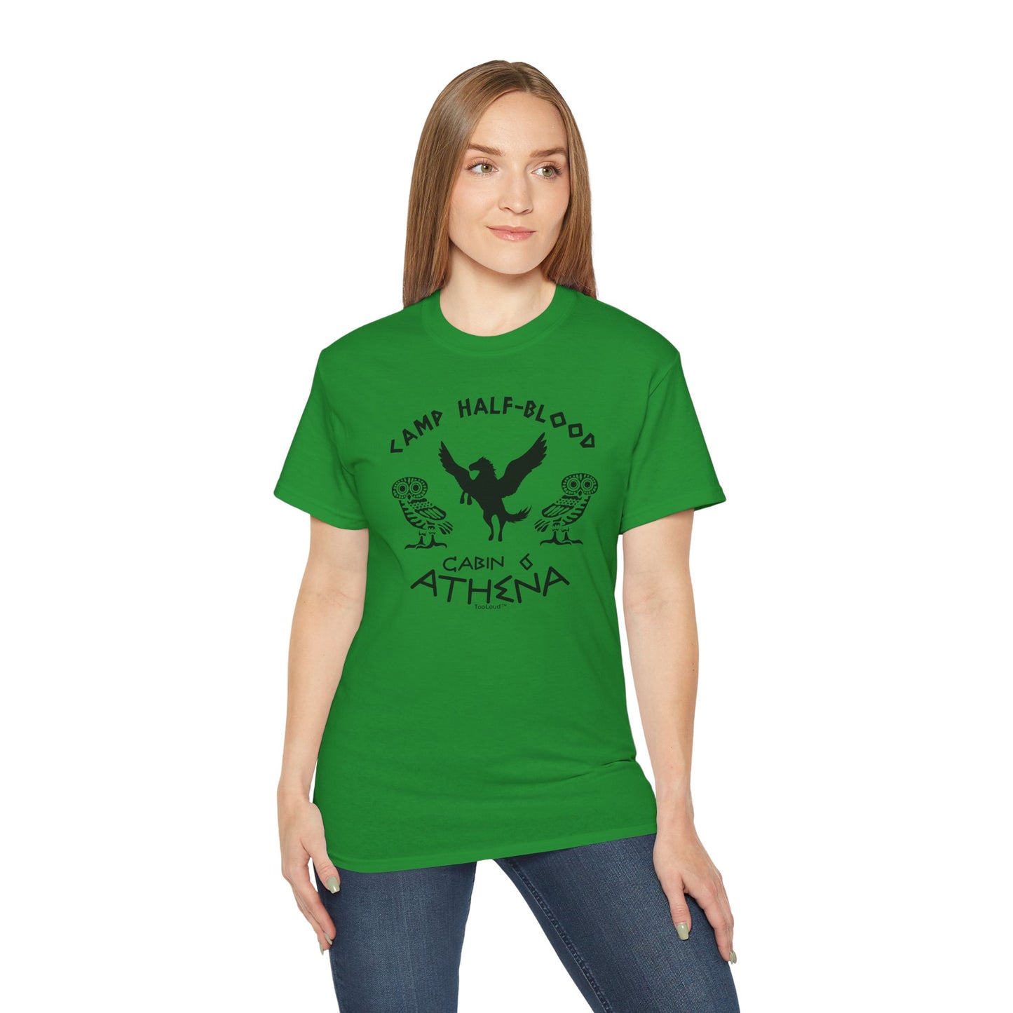 TOOLOUD Camp Half-Blood Cabin 6 Athena Women's T-Shirt (Style 2000)
