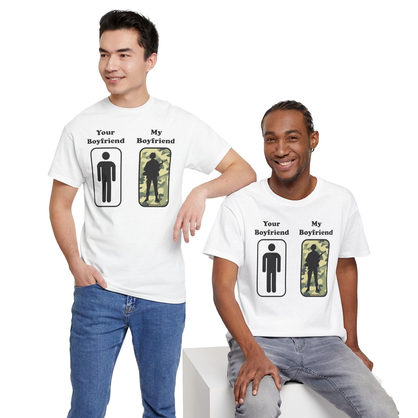 Your Boyfriend My Boyfriend Premium Adult Unisex T-Shirt by TOOLOUD