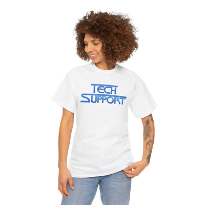 Tech Support Logo Unisex Cotton Tee T-Shirt by TOOLOUD