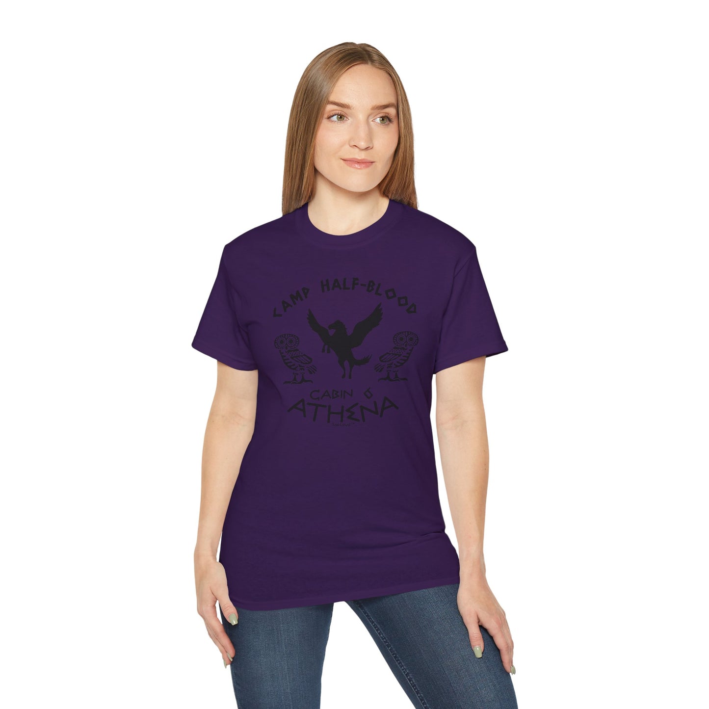 TOOLOUD Camp Half-Blood Cabin 6 Athena Women's T-Shirt (Style 2000)