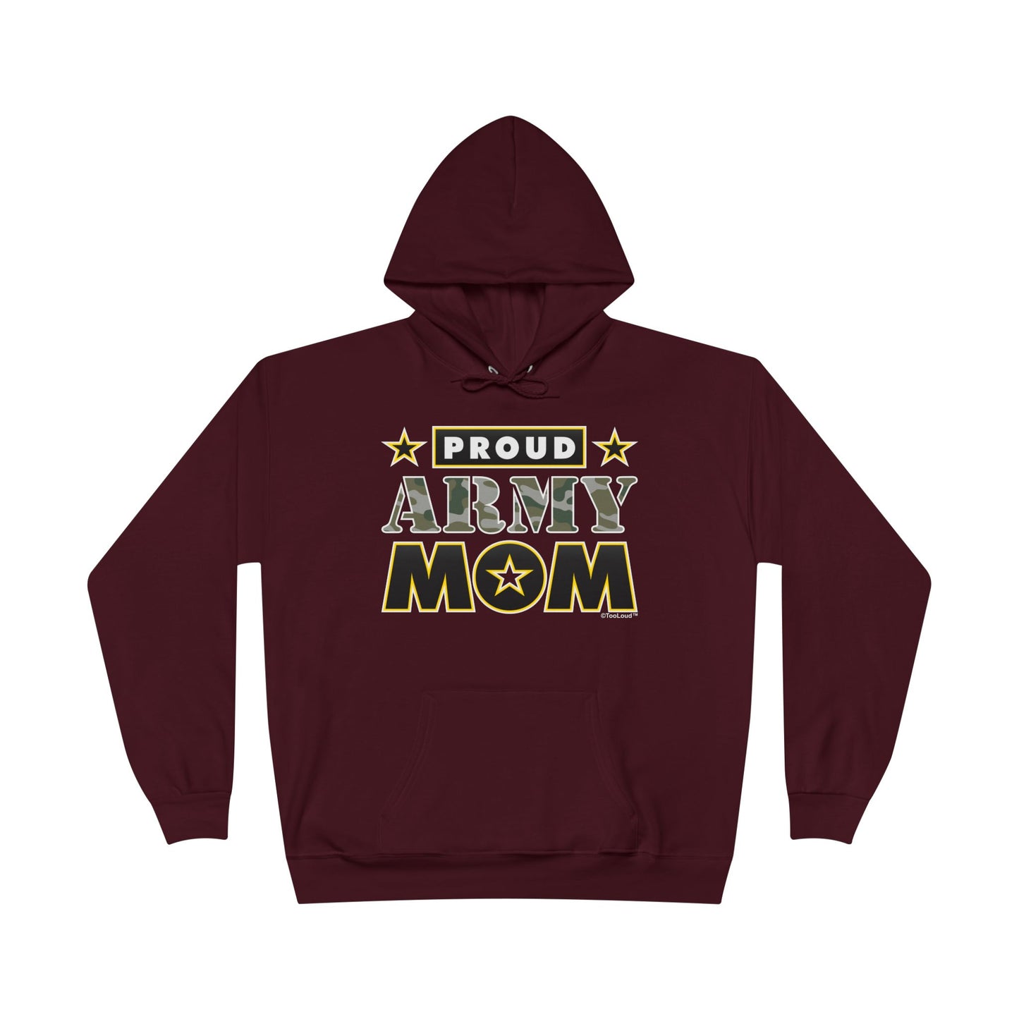 Proud Army Mom Dark Sweatshirt Hoodie by TOOLOUD™