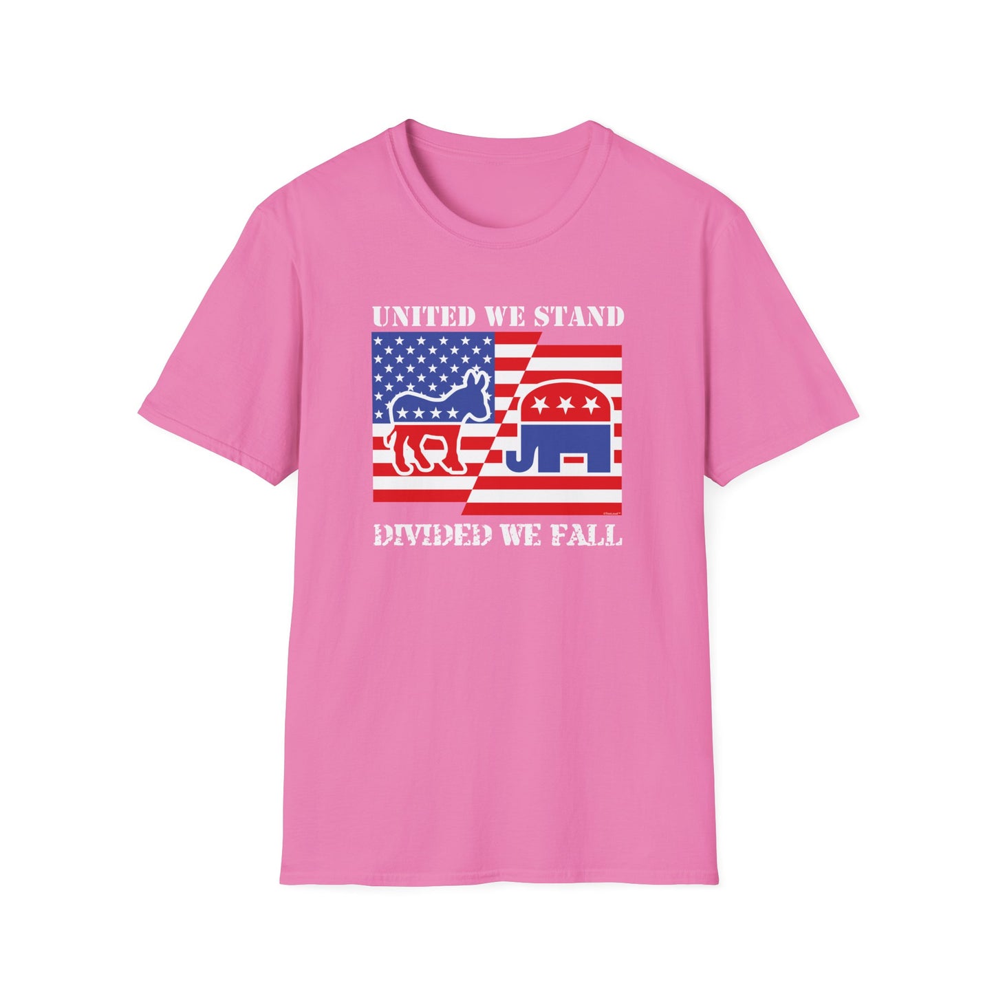 United We Stand Divided We Fall Adult T-Shirt by TOOLOUD