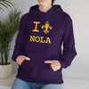 TooLoud I Love NOLA Fleur de Lis Unisex Hoodie Sweatshirt