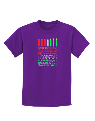 7 Principles Box Childrens Dark T-Shirt-Childrens T-Shirt-TooLoud-Purple-X-Small-Davson Sales