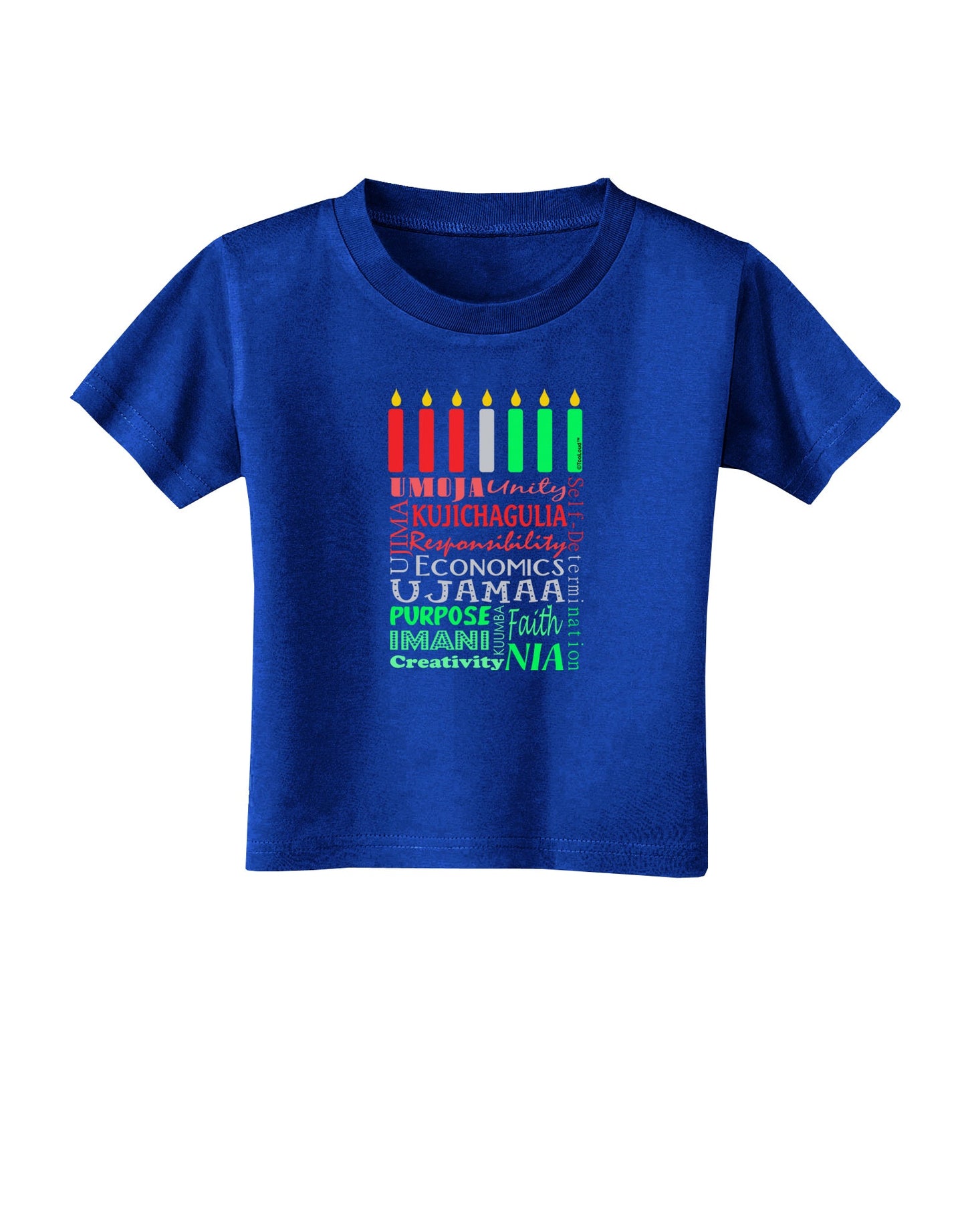 7 Principles Box Toddler T-Shirt Dark-Toddler T-Shirt-TooLoud-Royal-Blue-2T-Davson Sales