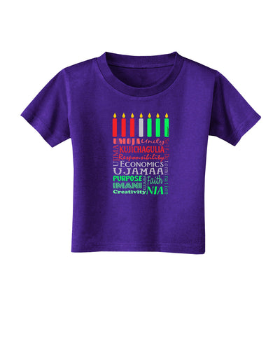 7 Principles Box Toddler T-Shirt Dark-Toddler T-Shirt-TooLoud-Purple-2T-Davson Sales