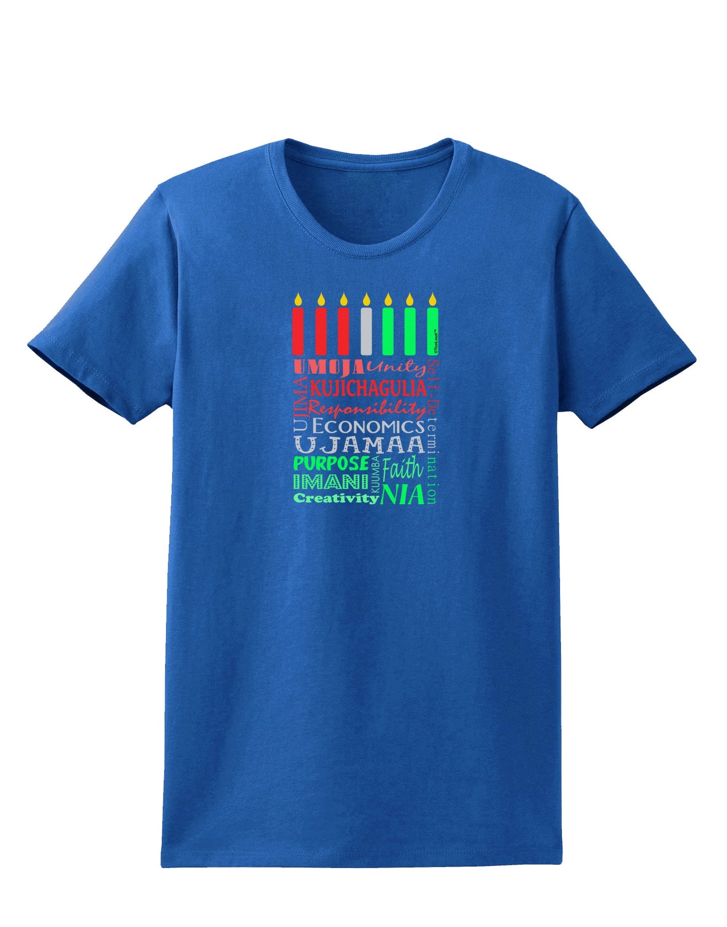 7 Principles Box Womens Dark T-Shirt-Womens T-Shirt-TooLoud-Royal-Blue-X-Small-Davson Sales
