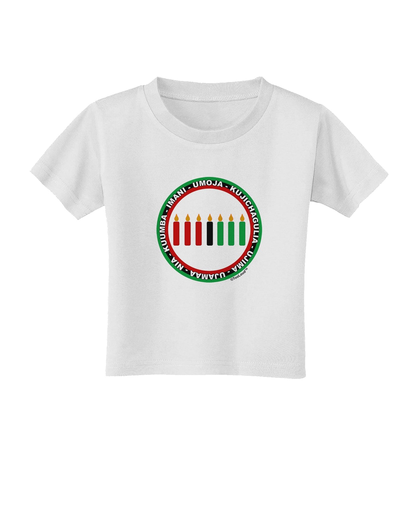 7 Principles Circle Toddler T-Shirt-Toddler T-Shirt-TooLoud-White-2T-Davson Sales