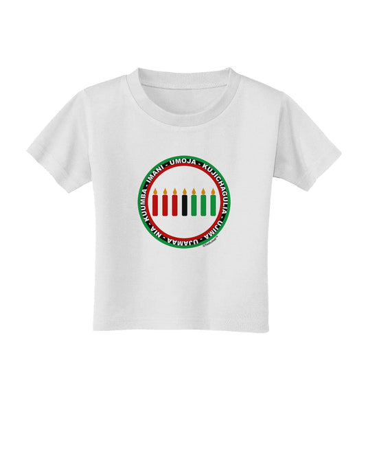7 Principles Circle Toddler T-Shirt-Toddler T-Shirt-TooLoud-White-2T-Davson Sales