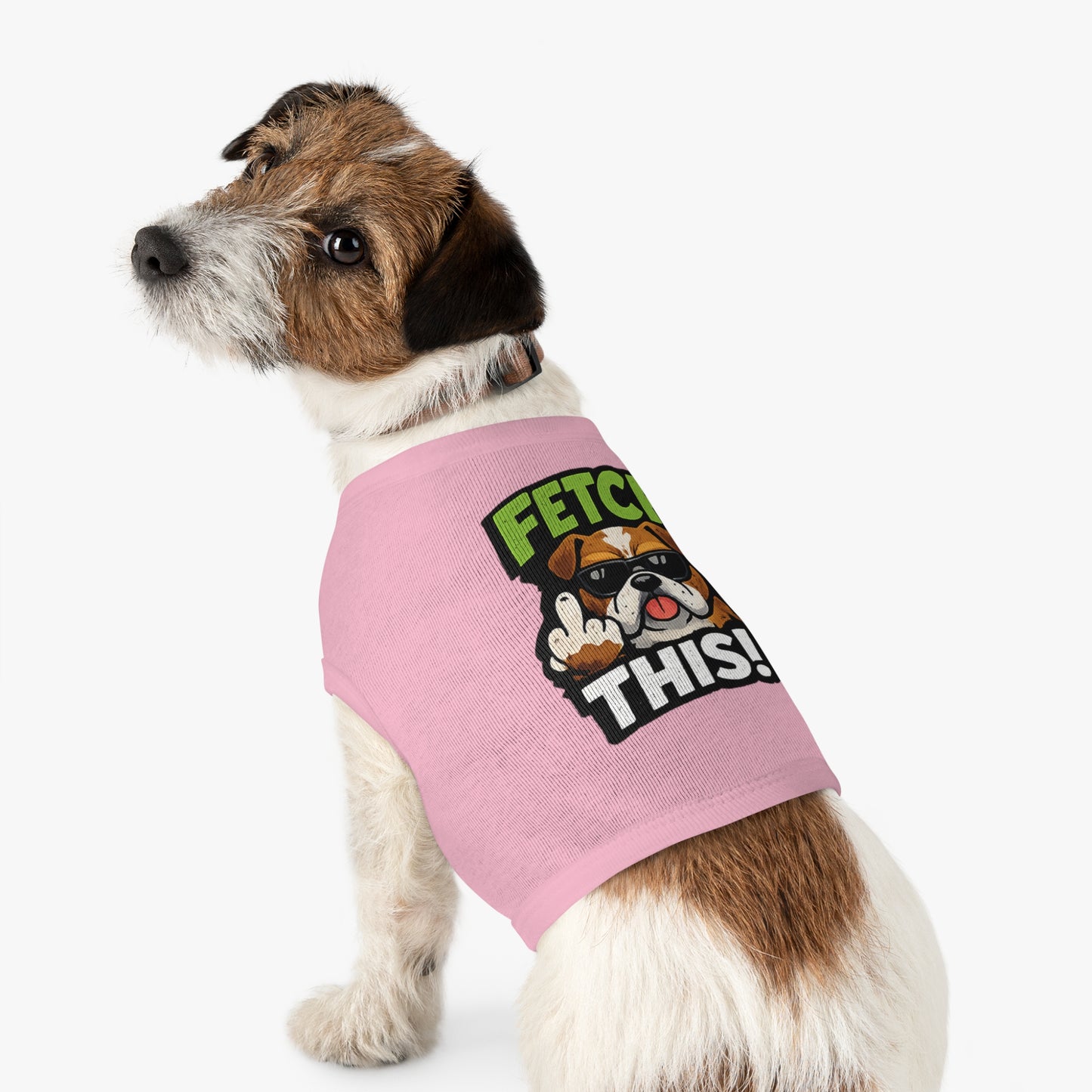 Fetch This! Middle Finger Dog Shirt by TOOLOUD