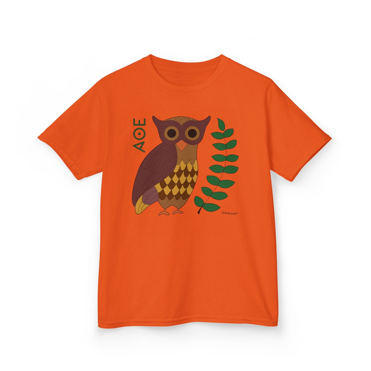 Owl of Athena Children’s T-Shirt by TOOLOUD