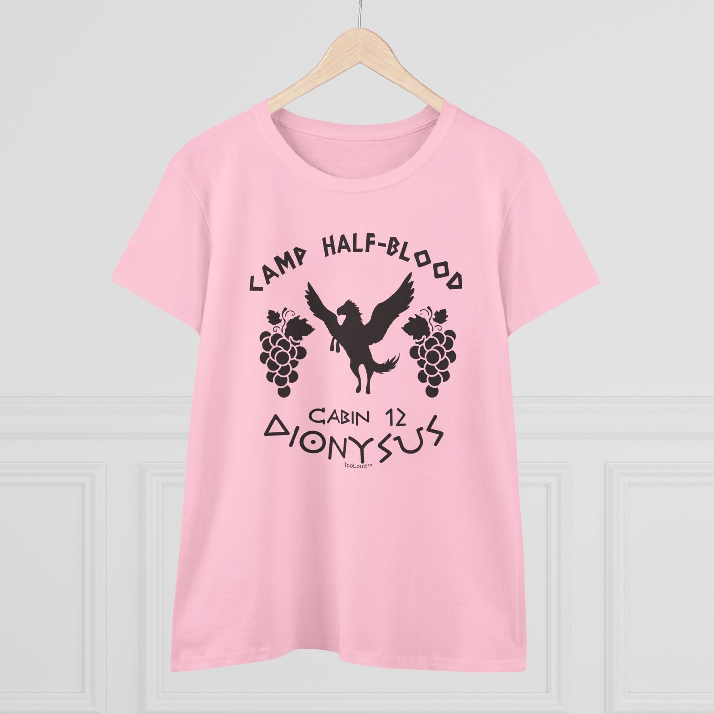 Camp Half Blood Cabin 12 Dionysus Womens T-Shirt by TOOLOUD