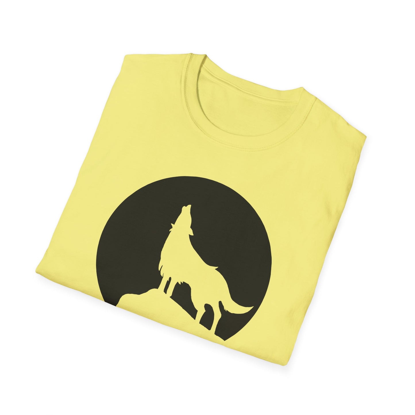 Wolf Howling at the Moon – Design #1 Women’s T-Shirt by TOOLOUD