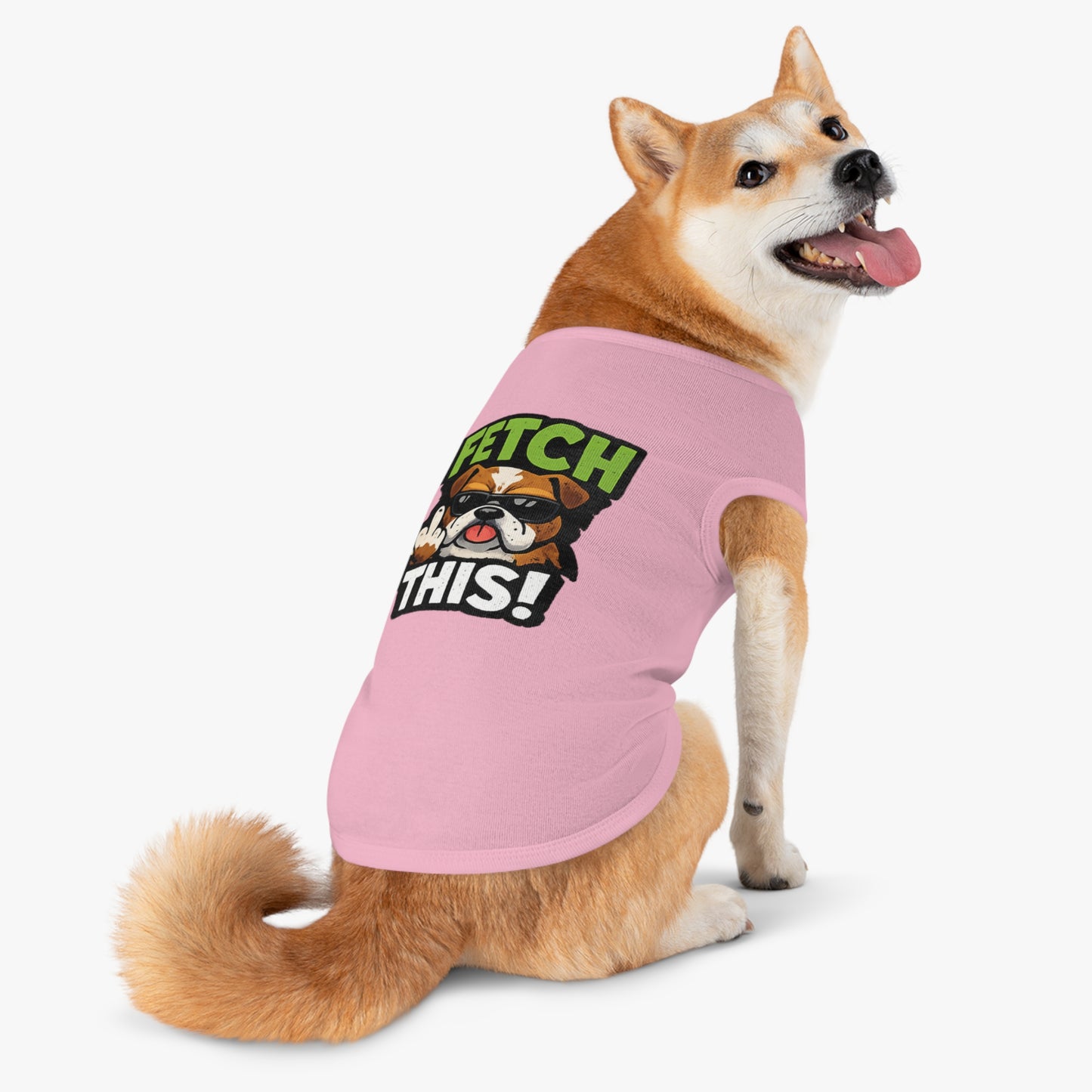 Fetch This! Middle Finger Dog Shirt by TOOLOUD
