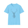 TOOLOUD Majestic Stag Distressed - Premium Adult T-Shirt for the Modern Individual