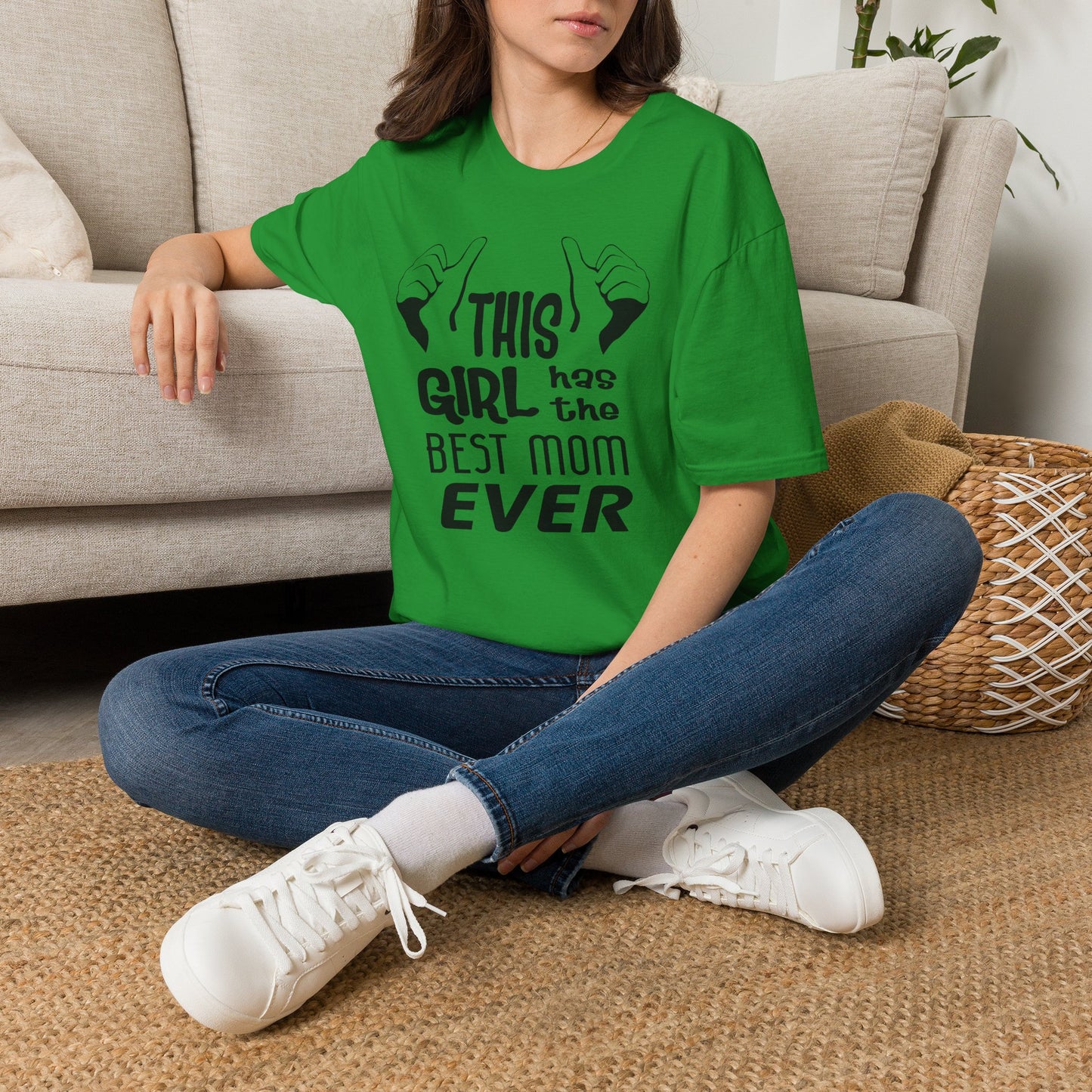This Girl Has the Best Mom Ever Women’s T-Shirt by TOOLOUD
