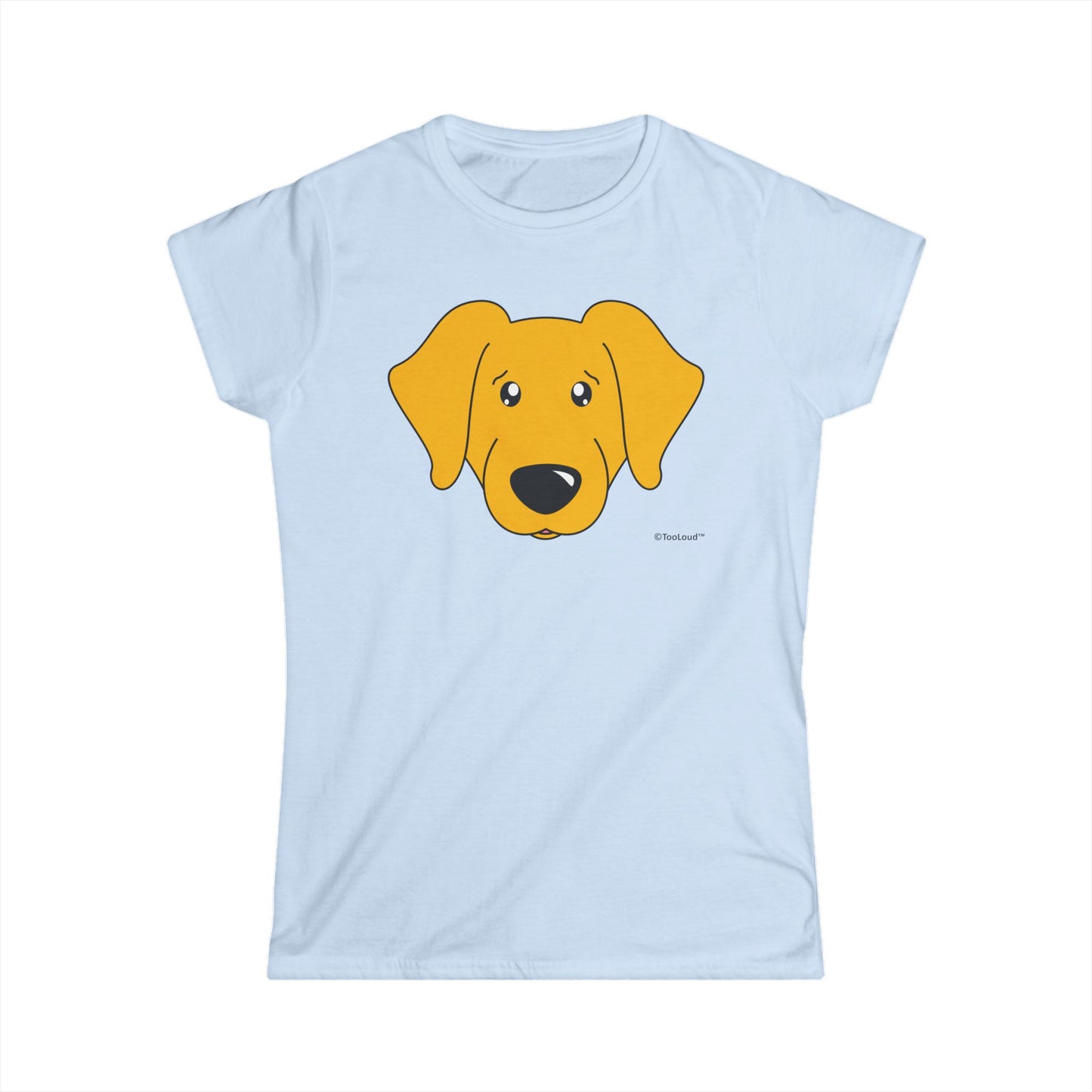 Cute Yellow Labrador Retriever Dog Juniors T-Shirt by TOOLOUD