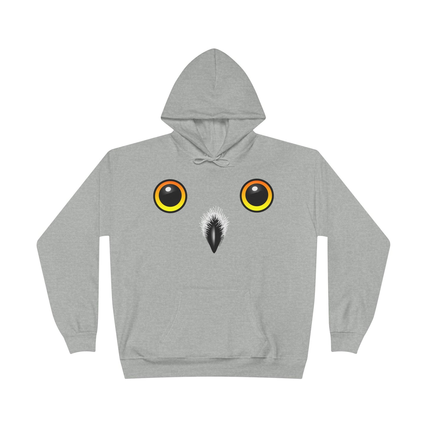 Cute Snowy Owl Face Hoodie Pullover Sweatshirt by TOOLOUD™
