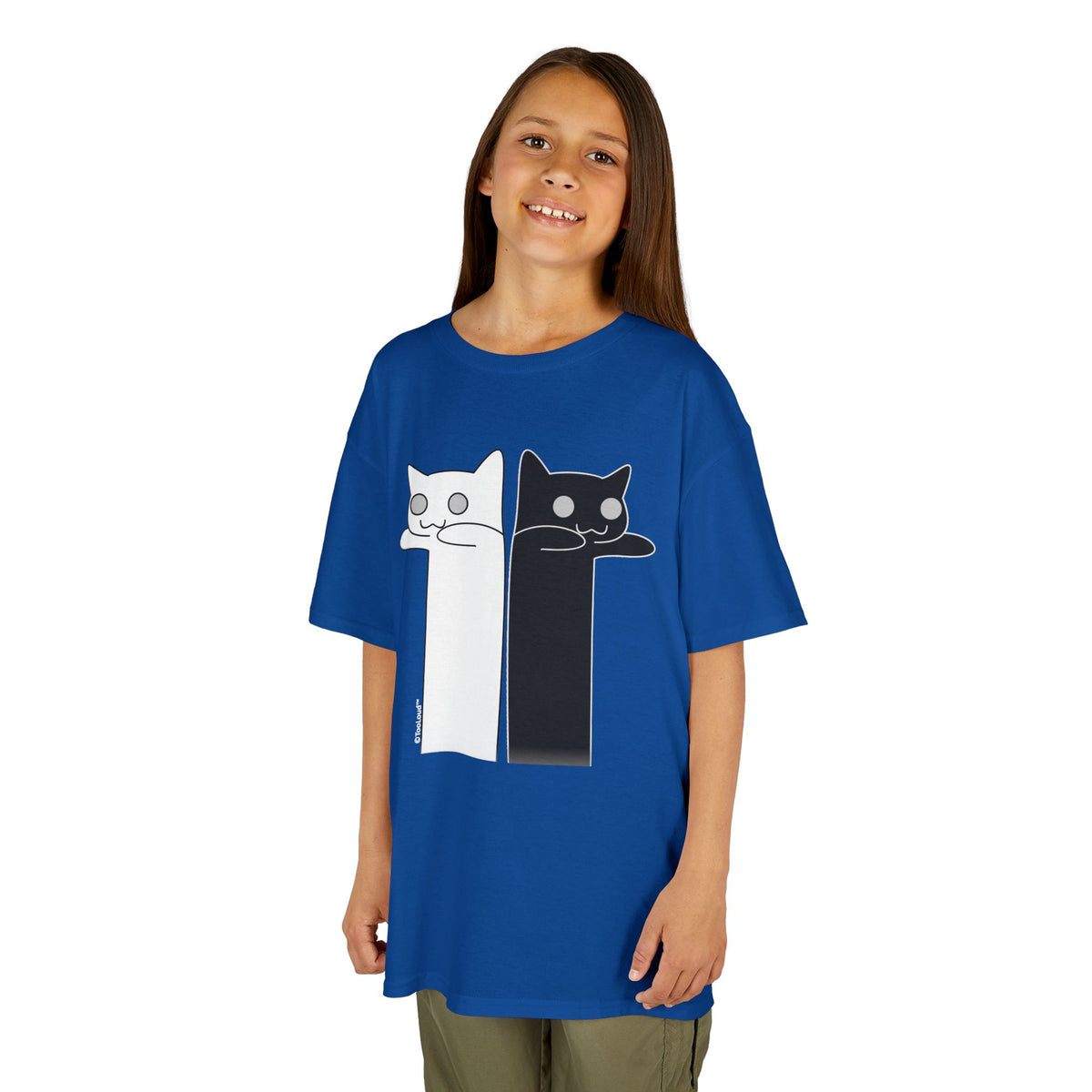 Longcat and Tacgnol – Internet Humor Children's Dark T-Shirt by TOOLOUD