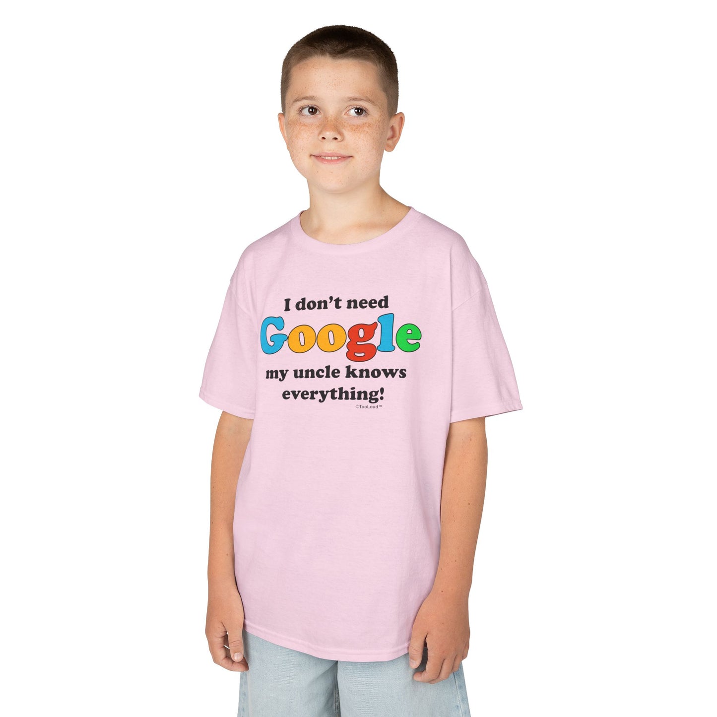I Don’t Need Google – Uncle Children’s T-Shirt by TOOLOUD™
