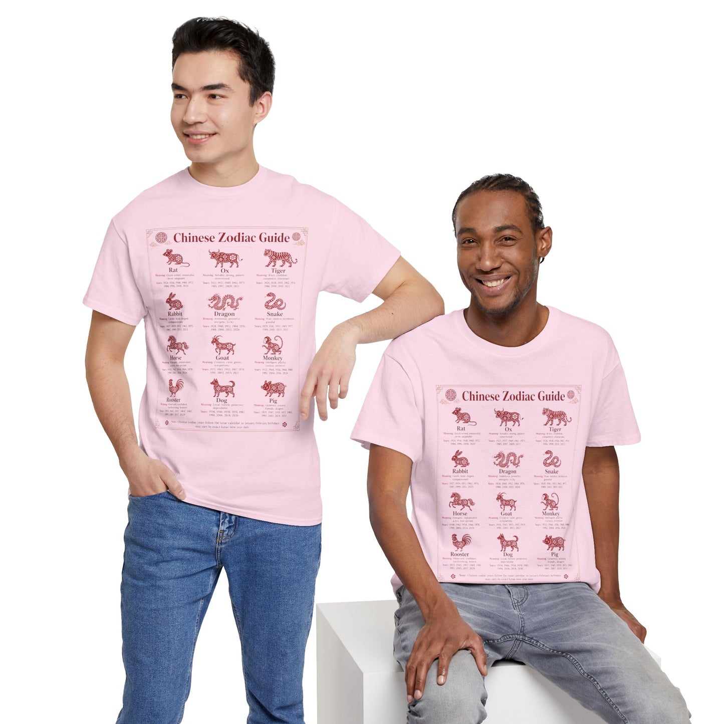 Chinese Zodiac Guide Design #2 T-Shirt by TOOLOUD