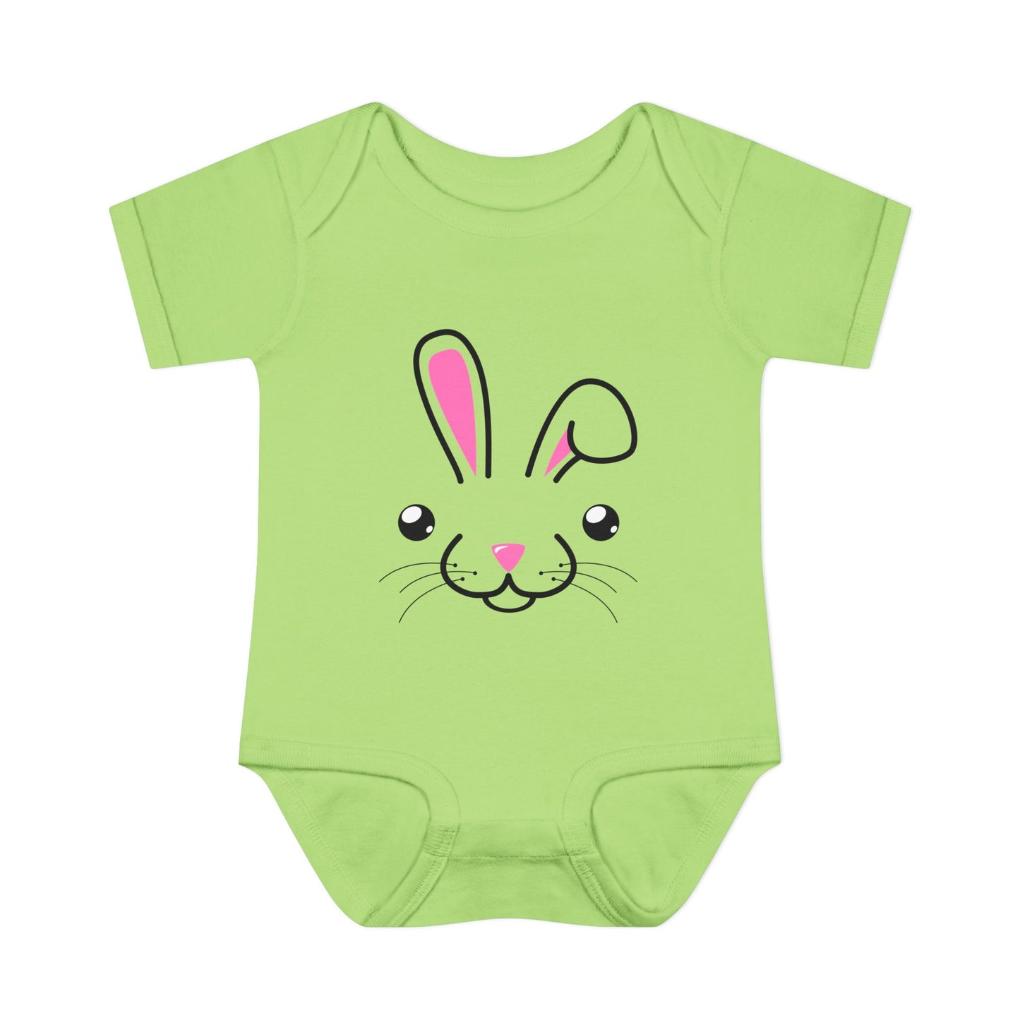 Cute Bunny Face Baby Romper Bodysuit by TOOLOUD