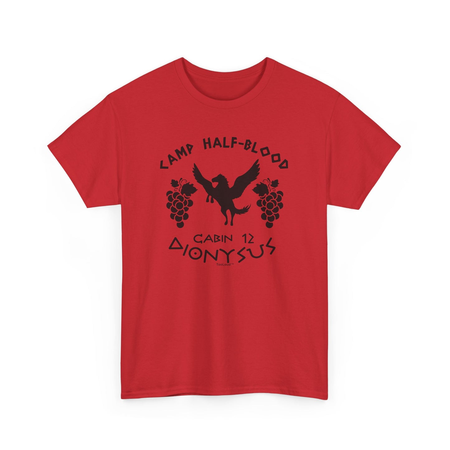 TOOLOUD Camp Half Blood Cabin 12 Dionysus T-Shirt