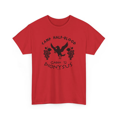 TOOLOUD Camp Half Blood Cabin 12 Dionysus T-Shirt