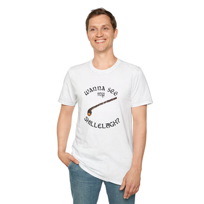 Wanna See My Shillelagh Adult Unisex T-Shirt by TOOLOUD