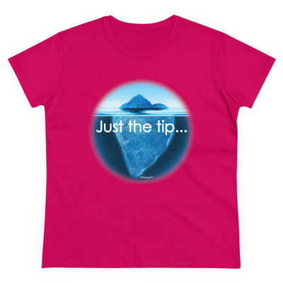 TooLoud Iceberg Just The Tip Women's Cotton T-Shirt