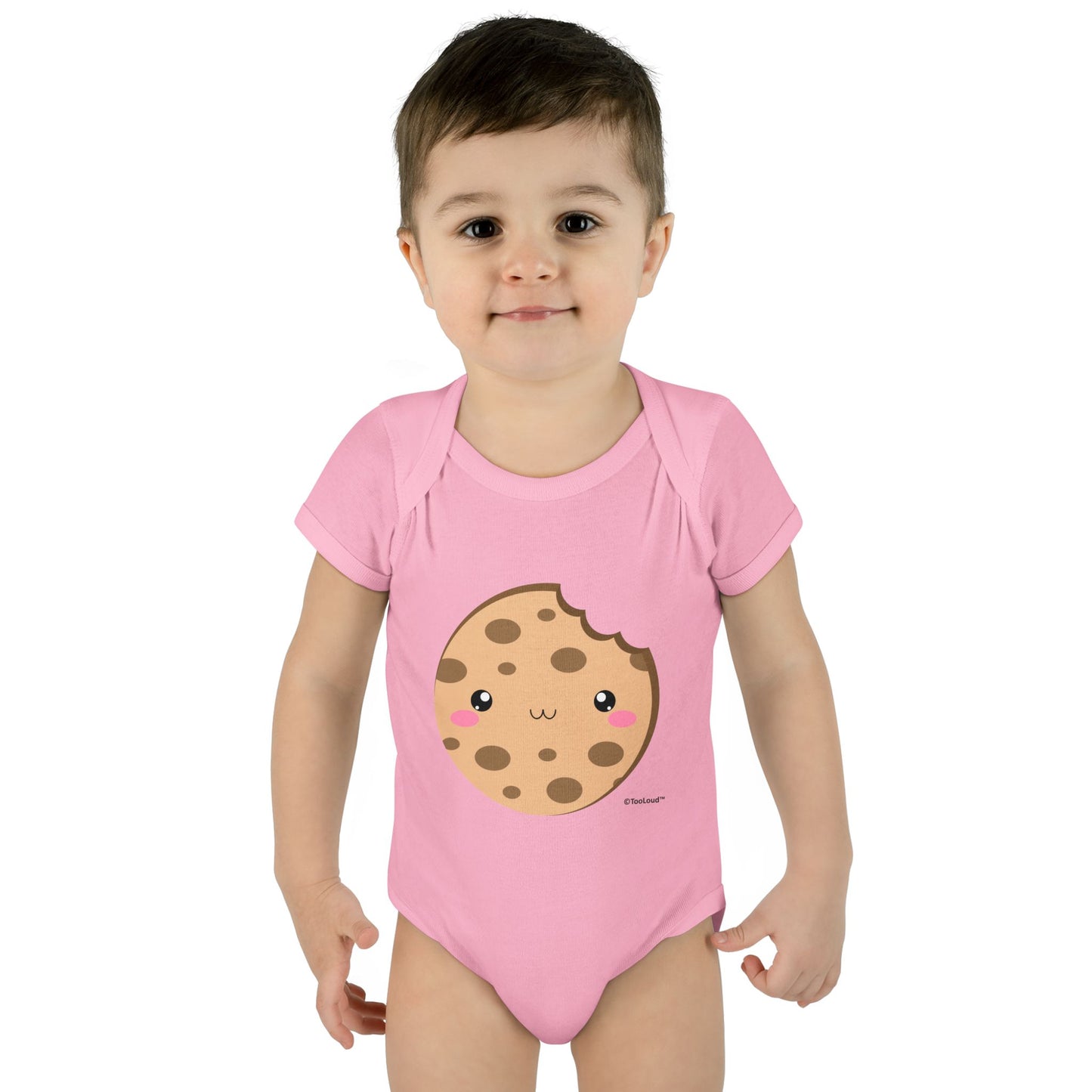 Cute Matching Milk and Cookie Design – Cookie Baby Romper Bodysuit by TOOLOUD