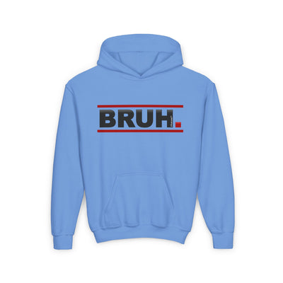 TOOLOUD Bruh Text Only Youth Children's Hoodie