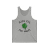 TooLoud Kiss Me I'm Irish Tank Top | Classic St. Patrick's Day Jersey SleevelessShirt