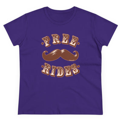 Free Mustache Rides Women's T-Shirt by TOOLOUD