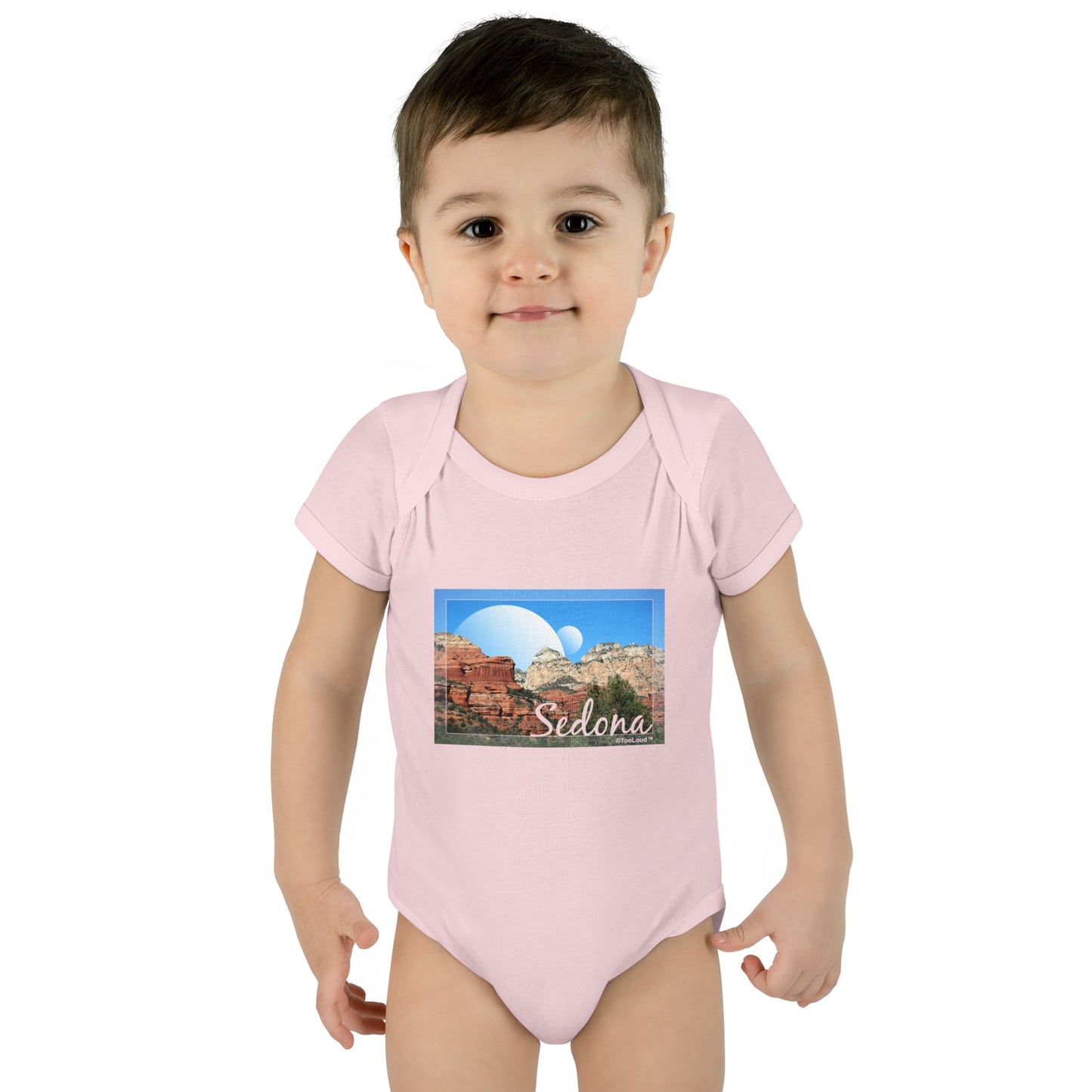 Abstract Sedona Baby Romper Bodysuit by TOOLOUD