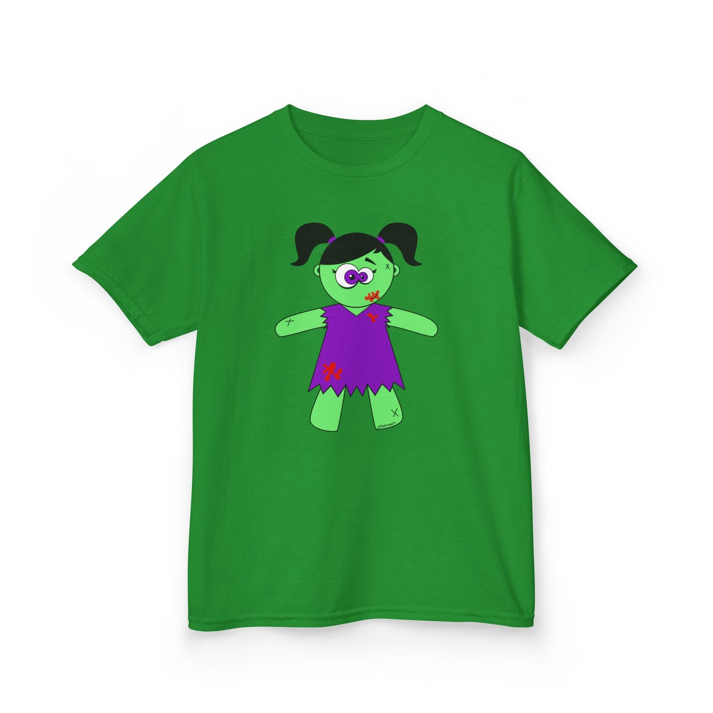 Zombie Girl Halloween Children’s T-Shirt by TOOLOUD