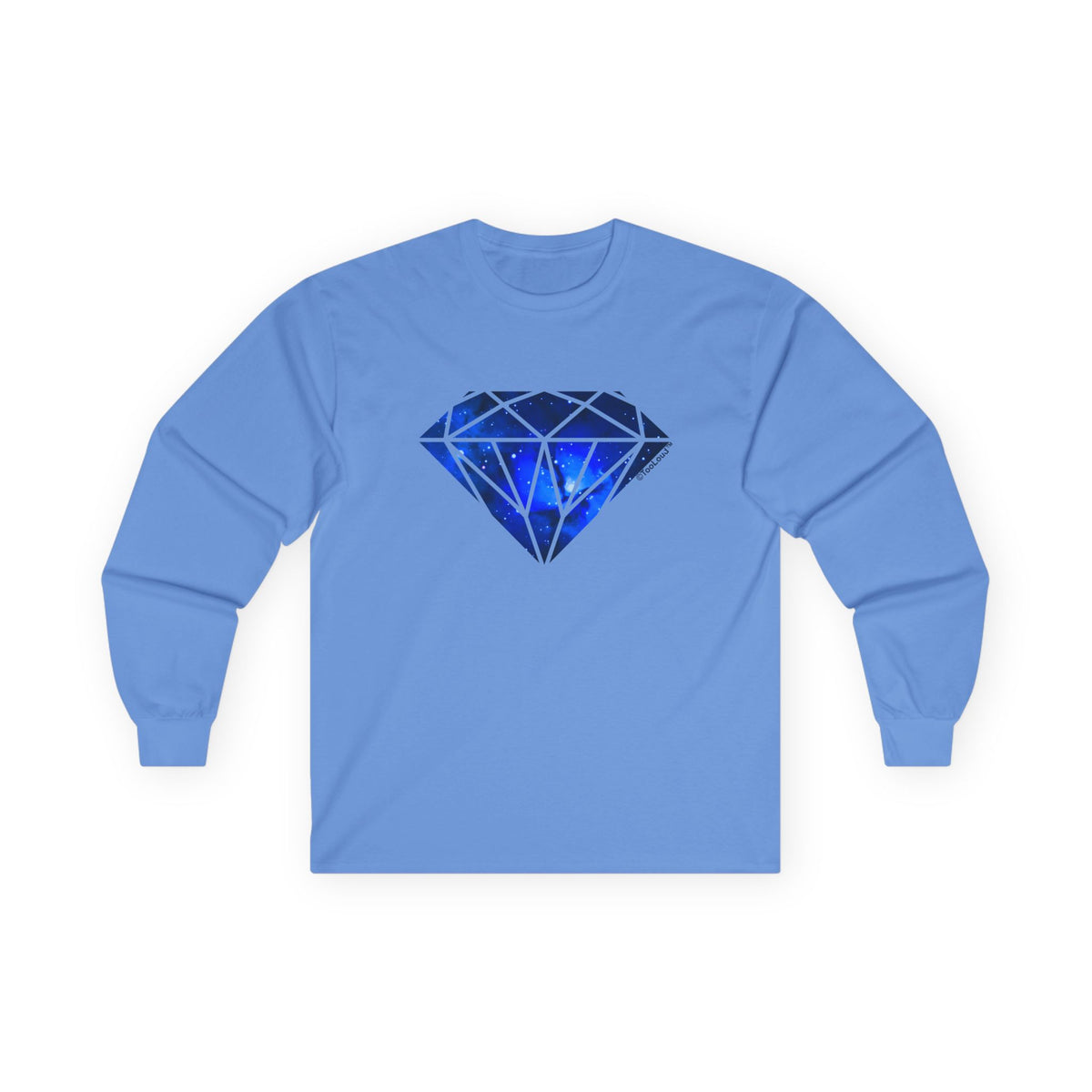 Space Diamond Adult Long Sleeve T-Shirt by TOOLOUD