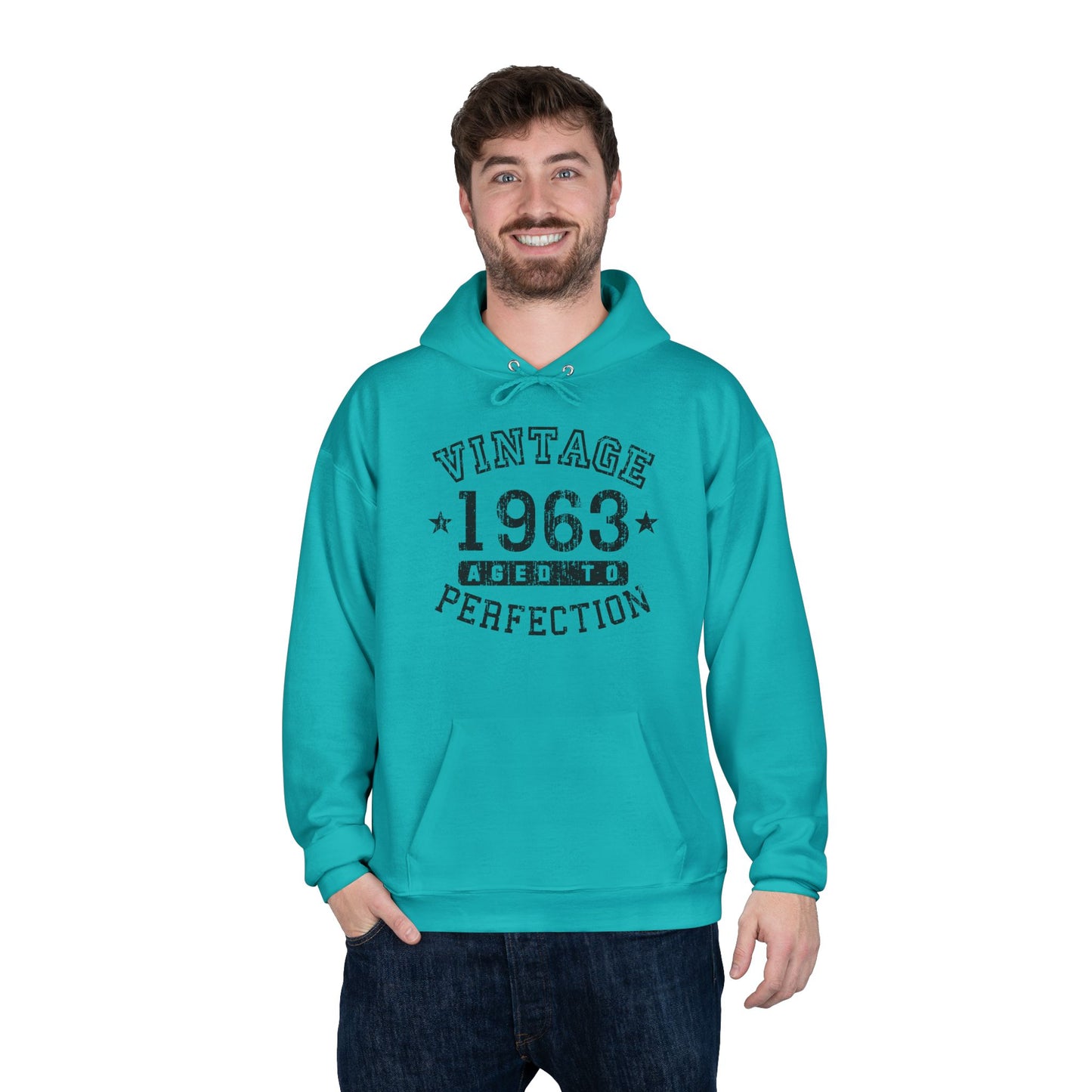 1963 – Vintage Birth Year Hoodie Sweatshirt by TOOLOUD