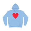 TOOLOUD Big Red Heart Valentine's Day Hoodie Sweatshirt – Romantic & Cozy Gift