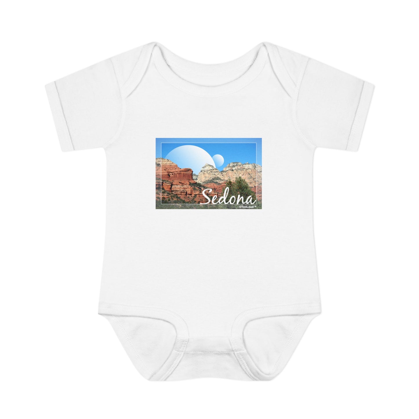 Abstract Sedona Baby Romper Bodysuit by TOOLOUD