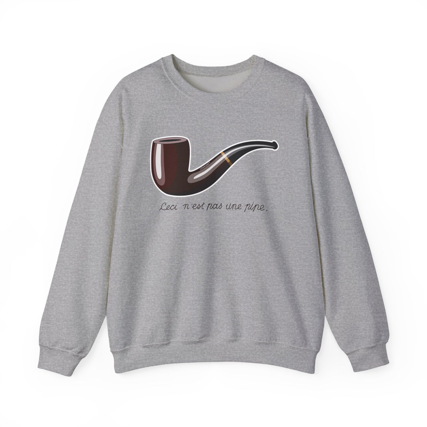 Ceci N’est Pas une Pipe Adult Sweatshirt by TOOLOUD