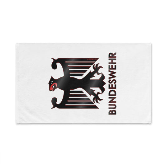 Bundeswehr Logo with Text Premium Cotton Sport Towel 16"x25" by TOOLOUD