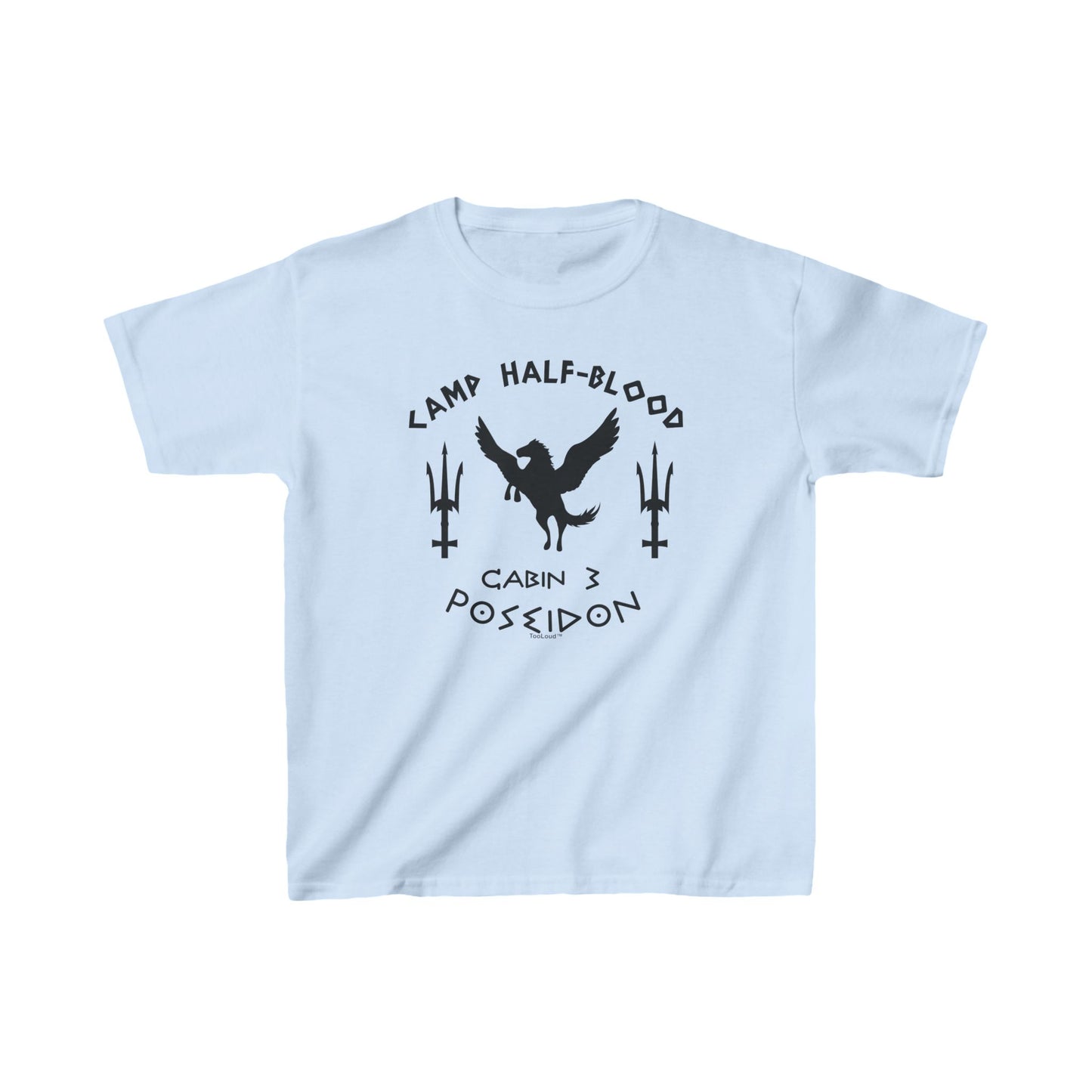 TOOLOUD Cabin 3 Poseidon Camp Half-Blood Children’s T-Shirt