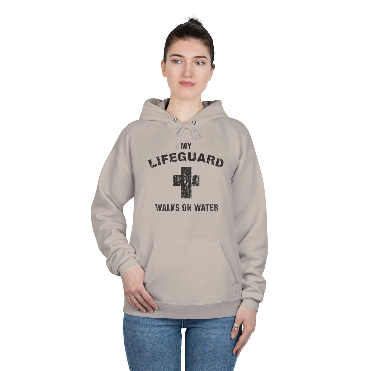 My Lifeguard Walks On Water Easter Pullover Hoodie Sweatshirt by TOOLOUD™